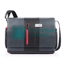 Сумка мужская Piquadro Urban CA1592UB00/GRN серый/черный натур.кожа