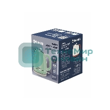 Чайник электрический Sakura SA-2187GR 1.7 л, зеленый/серый