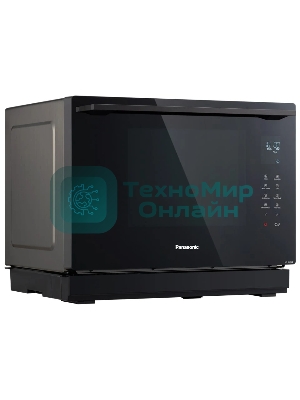 Микроволновая печь Panasonic NN-CS89LBZPE черный, 31 л, 1000 Вт, переключатели - сенсор