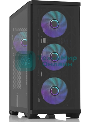 Компьютерный корпус ZALMAN Z10 DUO, ATX, BLACK, WINDOW, 2x3.5