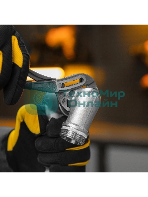 Клещи переставные Denzel обливные рукоятки, 180 мм