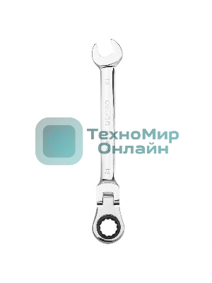 Набор комбинированных шарнирных ключей с трещоткой 8 шт Deli DL140208T Спецификация: 8,10,12,13,14,15,17,19мм. Сталь 40 Cr. Трещетка 50BV30 72Т.