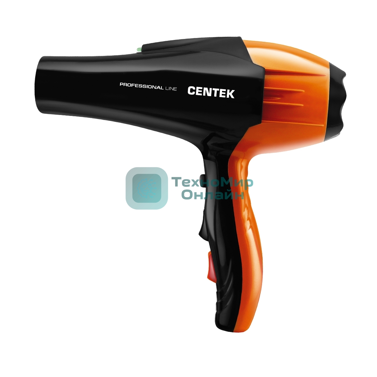 Фен Centek CT-2226 черный/оранжевый, 2200 Вт