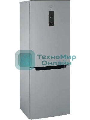 Холодильник Бирюса Б-M920NF металлик двухкамерный 210/100 л морозилка снизу, No Frost