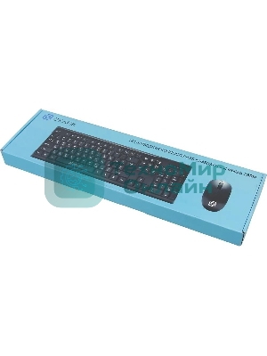 Комплект клавиатура+мышь Oklick 230M беспроводной, USB, 1000 DPI, чёрный