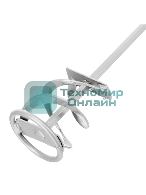 Миксер для красок и штукатурных смесей Сибртех 60х9х400 мм, шестигранный хвостовик