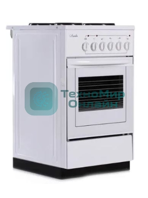 Плита электрическая Лысьва ЭП 401 СТ белый, конфорок 4 электрических, духовка 57 л, 50 см x 84 см x 60 см