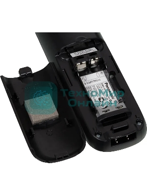 Телефон беспроводной (DECT) Panasonic KX-TG6811RUB черный Беспроводной DECT,40 мелодий,телефонный справочник 120 зап.