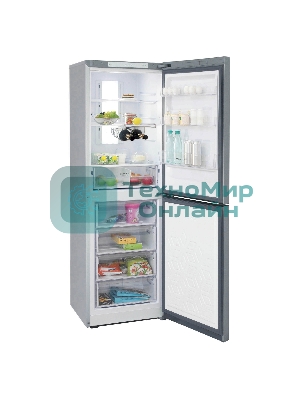 Холодильник Бирюса Б-M940NF металлик двухкамерный 210/130л морозилка снизу, No Frost