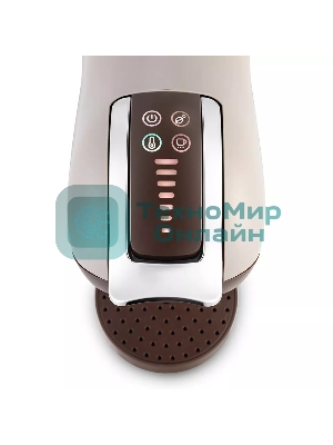 Кофеварка капсульная Kitfort КТ-7448 коричневый/бежевый, исп. кофе - капсулы/молотый, 1 л, 1400 Вт, 19 Бар.