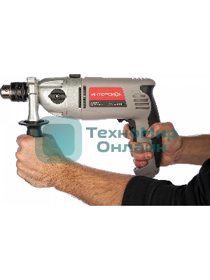 Дрель ударная Интерскол ДУ-16/1000ЭР 1000Вт патрон:кулачковый реверс