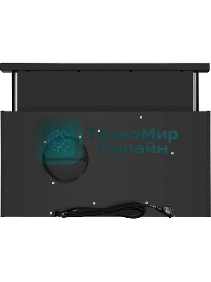 Вытяжка телескопическая HOMSair Flat 60 черный, 60 см, 520 куб. м/ч, 47 дБ