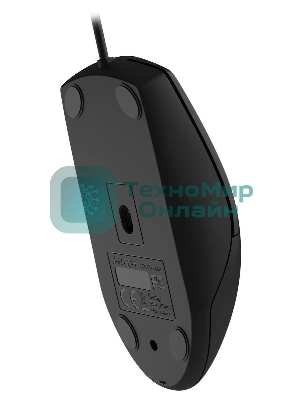 Мышь проводная A4Tech OP-330S черный, 1200 dpi, USB, кнопки - 3