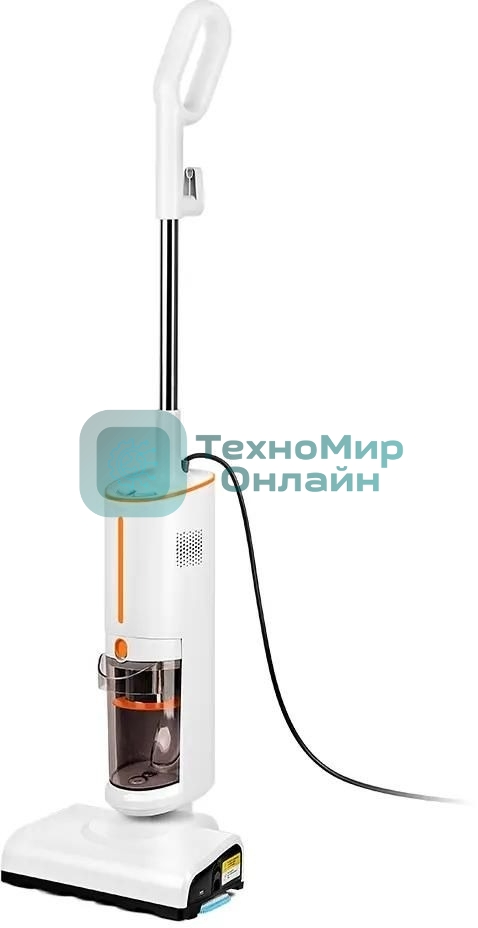 Пылесос паровой Kitfort КТ-5157-2 1000Вт белый/оранжевый