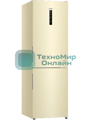 Холодильник Haier CEF536CCG бежевый двухкамерный 240/105 л морозилка снизу, No Frost