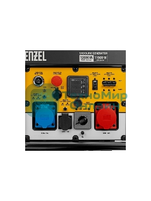 Электрогенератор бензиновый Denzel PS-120EAD-3, 12 кВт, 110 дБ, 180 кг