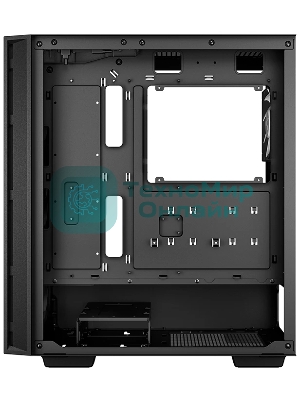Компьютерный корпус Deepcool MATREXX 55 V4 без БП, боковое окно (закаленное стекло), 3xARGb LED 140мм вентилятора спереди, 1xARGb LED 120мм вентилятор сзади, черный, ATX