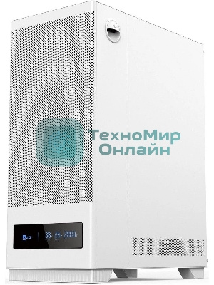 Компьютерный корпус ACD Citadel 108DW ATX, Type-C + 2 X USB ports + HD audio combo, Mesh, TG, белый