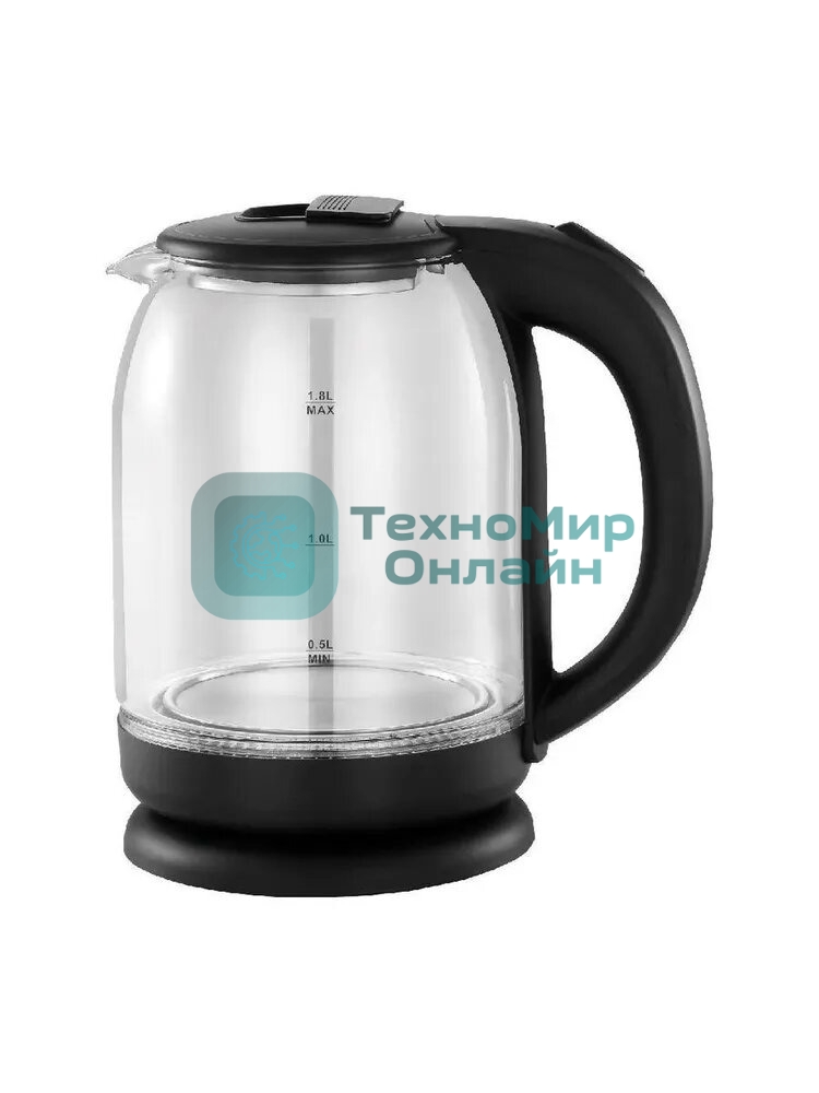 Чайник электрический Добрыня EC-113 1.8 л, 1800 Вт,стекл черный x12