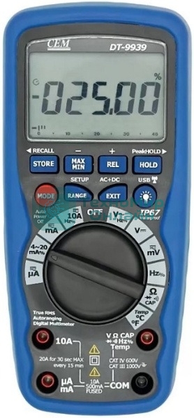 Мультиметр цифровой CEM DT-9939 CEM 481103 Профессиональный