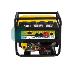Электрогенератор бензиновый Denzel PS 80 E-3, 6.5 кВт, 85 дБ, 87 кг
