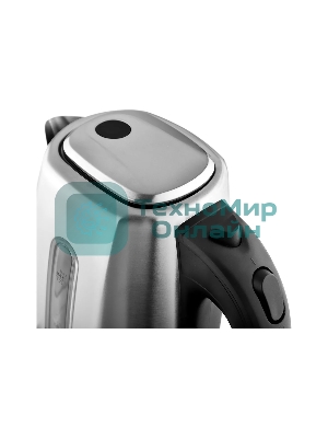 Чайник электрический BRAYER BR1014, 2200 Вт, 1.7 л, нержав.сталь, индикат. уровн. воды, автоотключ