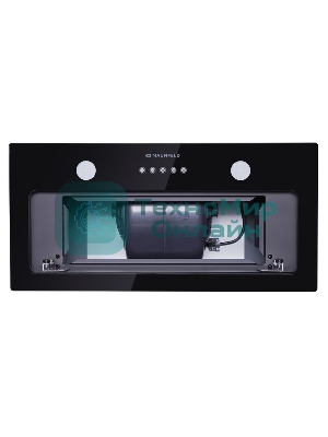 Вытяжка встраиваемая Maunfeld Trapeze 601GG черный, 60 см, 1150 куб. м/ч, 54 дБ