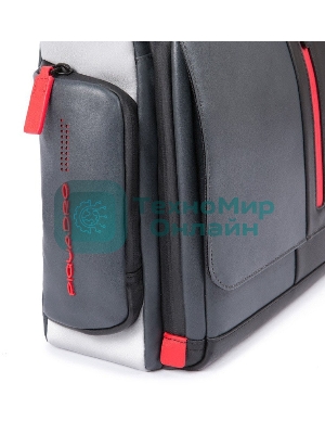 Сумка мужская Piquadro Urban CA1592UB00/GRN серый/черный натур.кожа