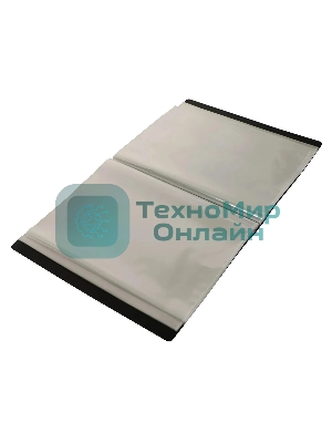 Папка с 100 прозрачными вкладками Бюрократ DeLuxe DLVBOX100RED A4, пластик, 0.7мм, красный в коробе