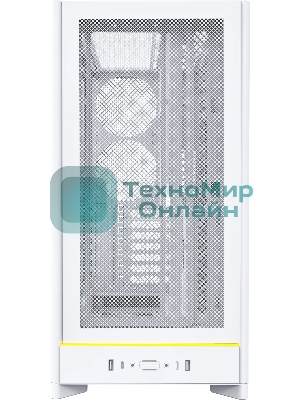 Компьютерный корпус Montech HS01 белый без БП ATX 2xUSB3.0 audio bott PSU