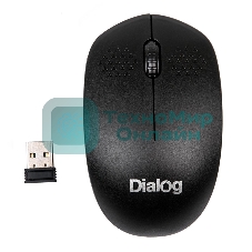 Мышь беспроводная Dialog Comfort MROC-13U черный, 1200 dpi, радиоканал, USB, кнопки - 3
