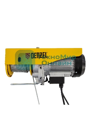 Тельфер электрический Denzel TF-800, 0,8 т, 1300 Вт, высота 12 м, 8 м/мин