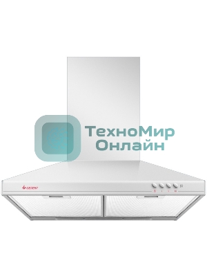 Вытяжка каминная Gefest ВО 11 К45 белый, 50 см, 300 куб. м/ч, 75 дБ