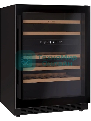 Винный шкаф LEX LWD6046BL dual zone 1-нокамерн. черный