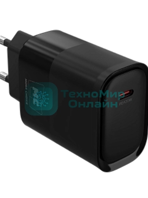 Сетевое зарядное устройство MORE CHOICE (4620202553478) NC67i СЗУ 1Type-C 3.0A PD 20W, черный