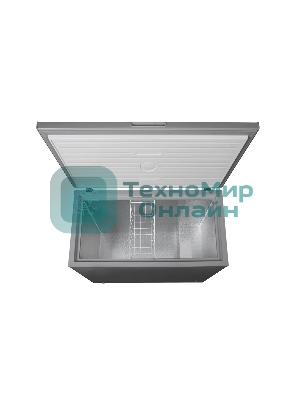 Морозильный ларь Kraft BD (W)-340SRX серебристый, 318л