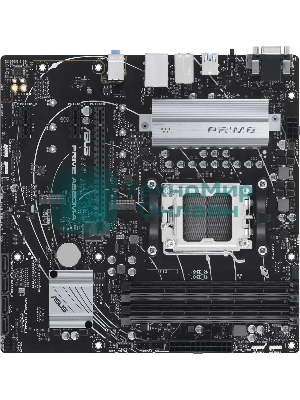 Материнская плата ASUS PRIME A620M-A-CSM, AM5, AMD A620, 2xDDR5, 4xSATA, 2xM.2, 1xPCI-E 4.0 x16, 1xHDMI, 1xDP, 1xVGA, 1x 1Gb LAN, 2xUSB-A 3.2 Gen 1, 4xUSB-A 2.0, 3x3.5 мм, 7.1, Micro-ATX