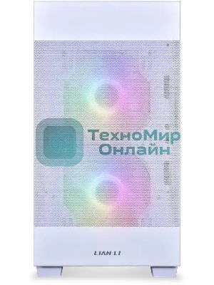 Компьютерный корпус Lian-Li Lancool 205M Mesh белый без БП ATX 2xUSB 3.0 audio bott PSU
