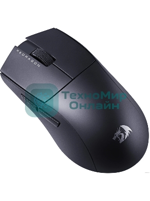 Мышь беспроводная Defender Redragon K1ng 4K Pro черный, 26000 dpi, радиоканал, Bluetooth, USB, кнопки - 5