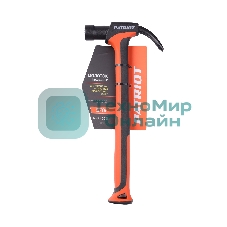 Молоток-гвоздодер Patriot NHF 450 S, кругл.боек 450 гр, 50-58 HRC, fiberglas+TPR рукоять, малый вес, компактный размер, антивибрацион.система, магнитный гвоздодержатель, покрытием PTFE (Teflon), 570 гр, 318 мм