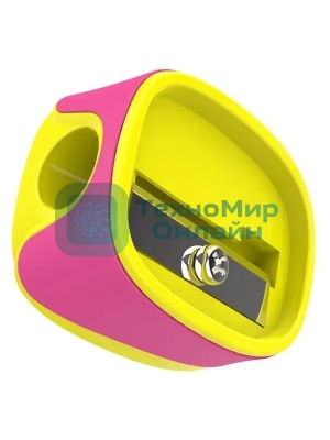 Точилка для карандашей ручная Deli ER00903 U-touch, 1 отверстие, пластик/резина ассорти, туба