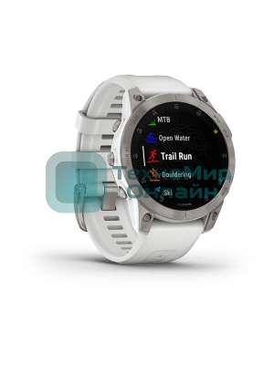 Умные часы Garmin Epix (Gen 2) Sapphire титановый белый 47мм