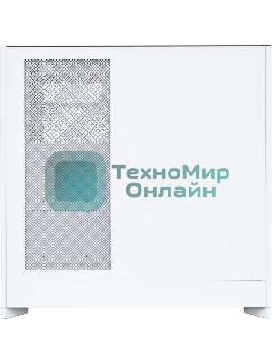 Компьютерный корпус Montech HS01 белый без БП ATX 2xUSB3.0 audio bott PSU