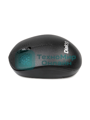 Мышь беспроводная Dialog Comfort MROC-13U черный, 1200 dpi, радиоканал, USB, кнопки - 3