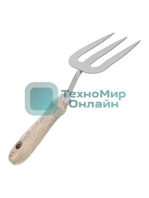 Вилка посадочная Palisad LUXE 80х320 мм, стальная, рукоятка из ясеня