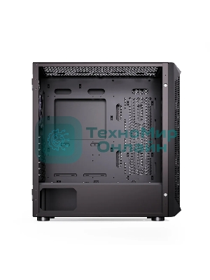 Компьютерный корпус ABR Quantum черный (1хUSB Type-C, 2хUSB 2.0, HD Audio, 4xRGb Fan, ATX, E-ATX)