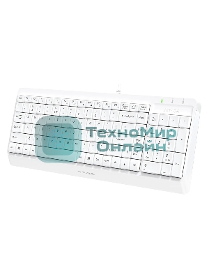 Комплект клавиатура+мышь A4Tech FStyler F1512 проводной, USB, 1200 DPI, белый