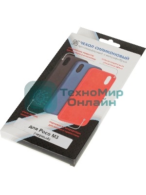 Чехол (клип-кейс) DF poOriginal-03 для Xiaomi Poco M3 черный