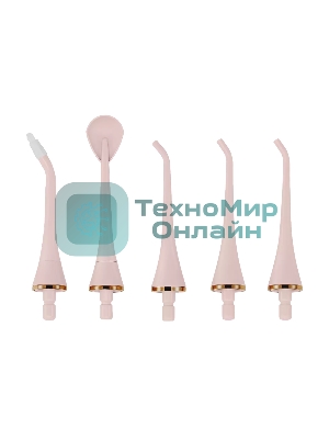 Ирригатор Polaris PWF 0201 портатив. импульсн. 5насад. розовый