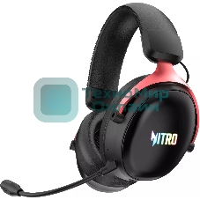 Гарнитура Acer OHR401 чёрный, беспроводная + проводная, USB/Bluetooth/mini jack 3.5 мм, до 55 ч, подсветка